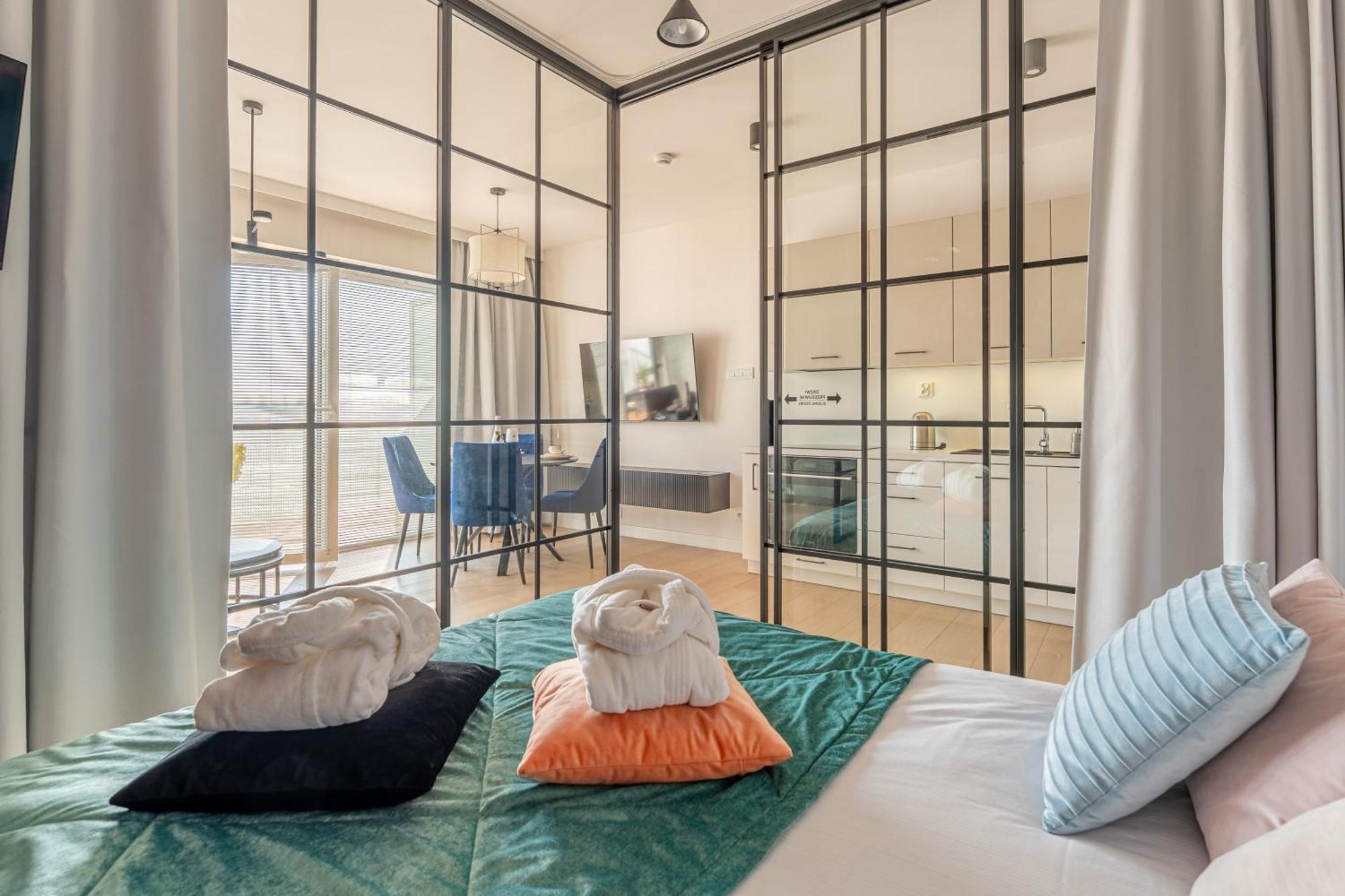 Apartamenty Lighthouse - Polanki Aqua - Blue โควอบเซก ภายนอก รูปภาพ